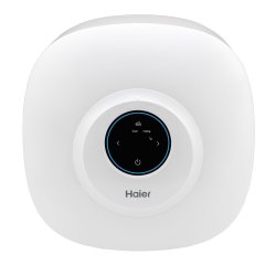 Накопительный электрический водонагреватель Haier ES30V-EQ1 над раковиной