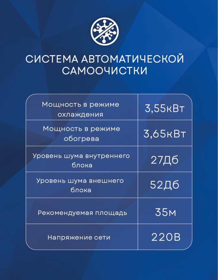 Сплит-система Ecoclima ECW-AX12/FB-4R1/EC-AX12/F-4R1 Frost Line