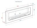 Настенный биокамин Lux Fire Кент 3 Н XS БКС-К3