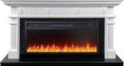 Каминокомплект Royal Flame Carlyle с очагом Vision 42 LED белый с черным
