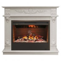 Каминокомплект RealFlame Philadelphia 25,5/26 WT с очагом 3D Helios 26