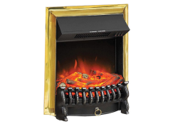 Каминокомплект Royal Flame California STD CRM (Разборный) с очагом Fobos FX Brass санд грей