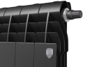 Биметаллический радиатор отопления Royal Thermo BiLiner 500 VR 6 секций Noir Sable