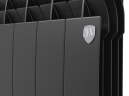 Биметаллический радиатор отопления Royal Thermo BiLiner 500 VR 6 секций Noir Sable