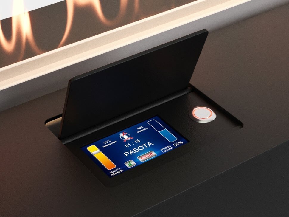 Автоматический биокамин Lux Fire Smart Flame 1700 RC