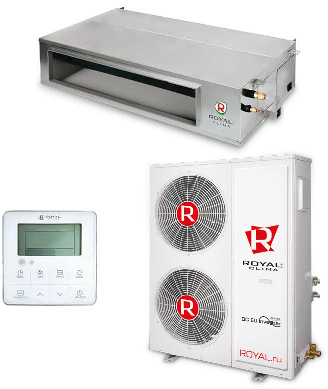 Канальная сплит-система Royal Clima CO-D 60HNCI/CO-E 60HNCI Competenza DC Inverter 2024