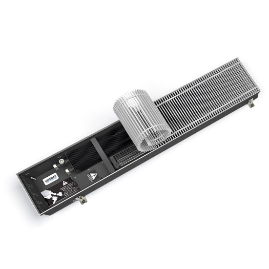 Внутрипольный конвектор Varmann Qtherm Q 230.110.800 RR U RAL9005