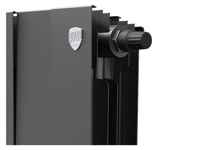 Биметаллический радиатор отопления Royal Thermo PianoForte 500 VDR80 6 секций Noir Sable