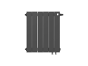 Биметаллический радиатор отопления Royal Thermo PianoForte 500 VDR80 6 секций Noir Sable