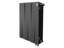 Биметаллический радиатор отопления Royal Thermo PianoForte 500 VDR80 6 секций Noir Sable