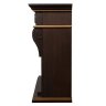 Каминокомплект Firelight Vittoriano 30 с очагом Electrolux EFP/P-3020LS темный дуб с золотой патиной