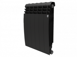 Биметаллический радиатор отопления Royal Thermo BiLiner 500 8 секций Noir Sable